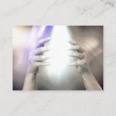 Reiki Healer Psychisch  Boho Visitekaartjes (Achterkant)