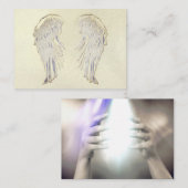 Reiki Healer Psychisch  Boho Visitekaartjes (Voorkant / Achterkant)