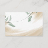 Reiki Healer Sage Natural Visitekaartjes (Achterkant)