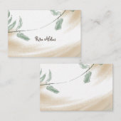 Reiki Healer Sage Natural Visitekaartjes (Voorkant / Achterkant)