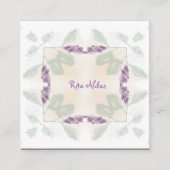 Reiki Healer Sage Natural Visitekaartjes (Voorkant)