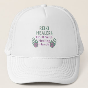Reiki Healers doen het met helende handen Trucker Pet
