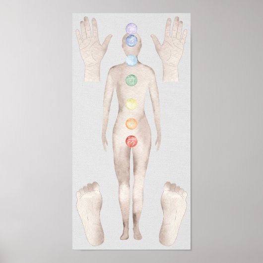 Reiki Healing Board Poster (Voorkant)