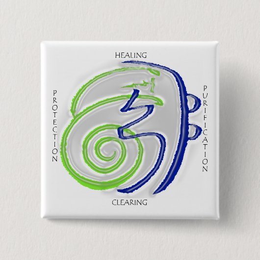 Reiki Healing Button (Voorkant)