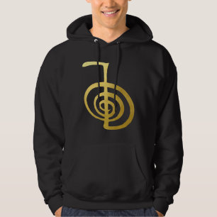 Reiki Healing Cho Ku Rei Het Machtssymbool Gouden  Hoodie