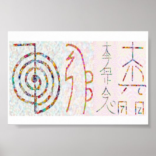 REIKI HEALING Chokuray ShayHayKi Distance Healer Poster (Voorkant)