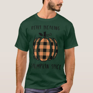 Reiki Healing en Pumpkin Spice Herfst herfst Hallo T-shirt