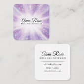 *~* Reiki Healing Energy Rays Light Worker Vierkante Visitekaartje (Voorkant / Achterkant)