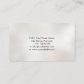 Reiki Healing Handen en Lotus - Parel Visitekaartje (Achterkant)