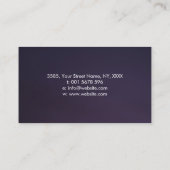 Reiki Healing Hands en Gold Symbols Visitekaartje (Achterkant)