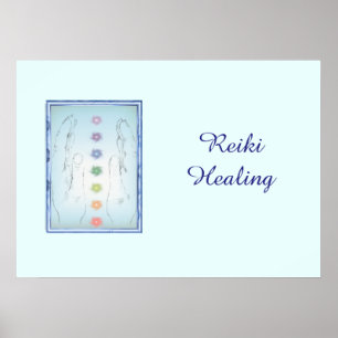 Reiki Healing Hands Poster