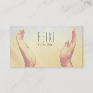 Reiki Healing Hands Prayer Yoga Visitekaartjes