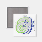 Reiki Healing Magnet (Voorkant / Achterkant)