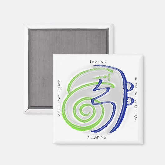 Reiki Healing Magnet (Voorkant / Achterkant)