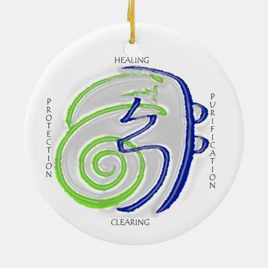 Reiki Healing Ornament (Achterkant)