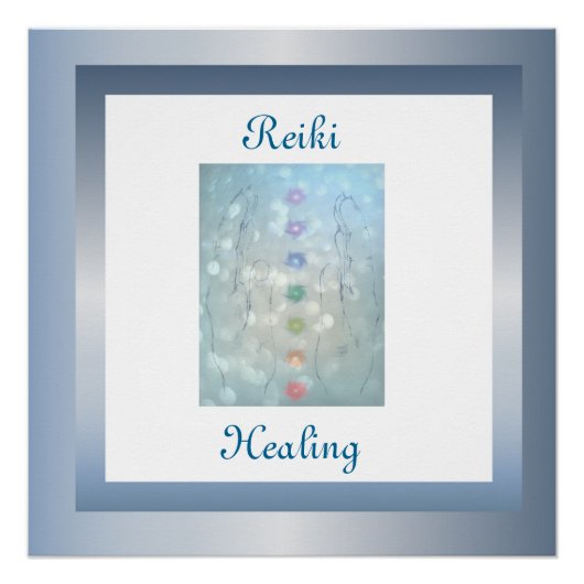 Reiki Healing Poster (Voorkant)