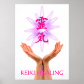 Reiki Healing Poster (Voorkant)
