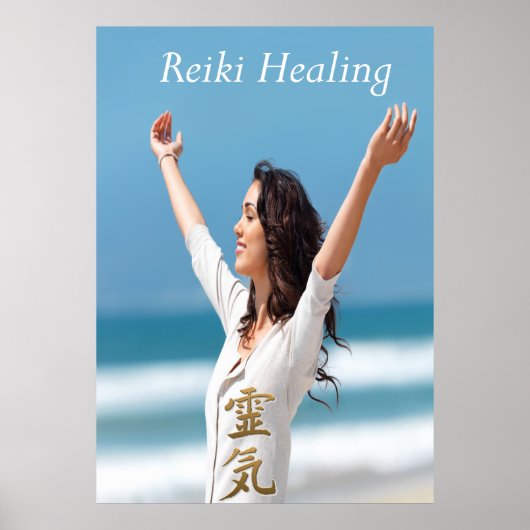 Reiki Healing Poster (Voorkant)