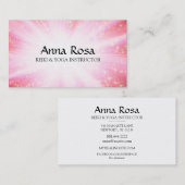 ** Reiki Healing Ray Energie Healing Sparkles Visitekaartje (Voorkant / Achterkant)