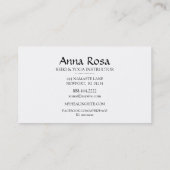 ** Reiki Healing Ray Energie Healing Sparkles Visitekaartje (Achterkant)