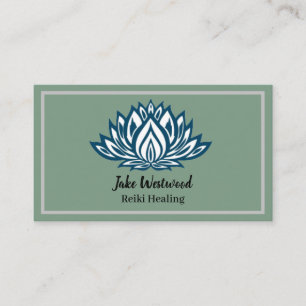 Reiki Healing White Lotus Visitekaartje