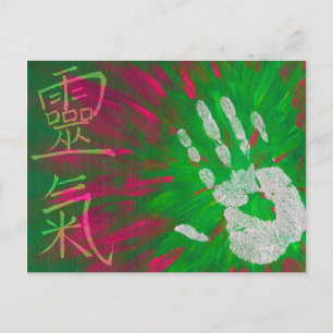Reiki - Healings Hand Briefkaart