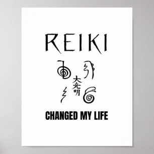 Reiki heeft mijn leven veranderd   Giften voor Hea Poster