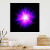 Reiki hellende vlamenergie chakra-energie poster (Keuken)