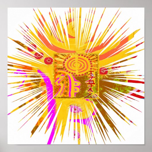REIKI-herstellende symbolen Poster (Voorkant)