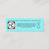 Reiki/het Helen Mini Visitekaartje (Achterkant)