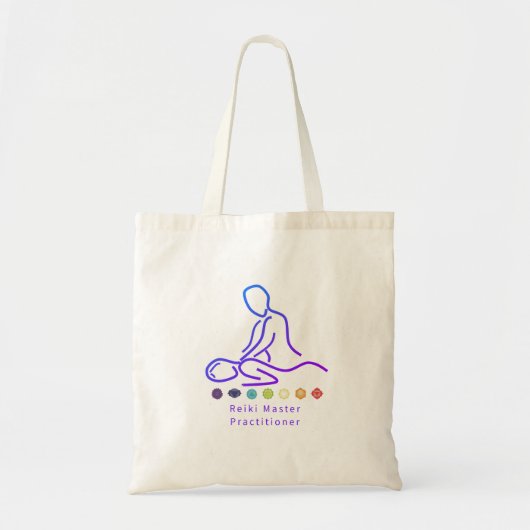 Reiki HoofdOverzicht Witte Tote Bag (Voorkant)