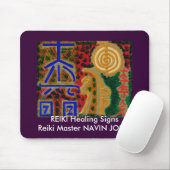 REIKI hoofdverwarmingssymbolen Muismat (Met muis)