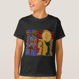 REIKI hoofdverwarmingssymbolen T-shirt