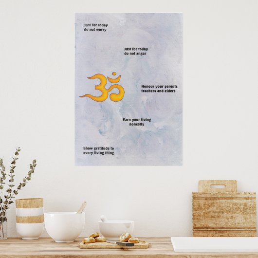 Reiki Ideals Poster (Keuken)