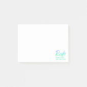 *~* Reiki Iridescent Green Blue & Turquoise Post-it® Notes (Voorkant)