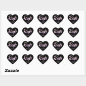 *~* Reiki Iridescent Heart Pink Hart Sticker (Vel)