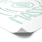 Reiki is een spirituele massage | Cadeauidee Poster (Hoek)