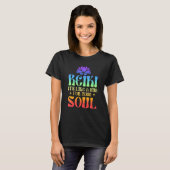Reiki - It's Like A Hug For Your Soul Healing Hand T-shirt (Voorkant volledig)