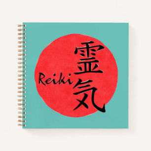 Reiki-kalligrafie en woord 1 notitieboek