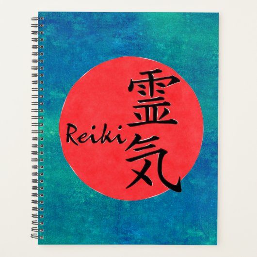 Reiki kalligrafie en woord 1 planner (Voorkant)