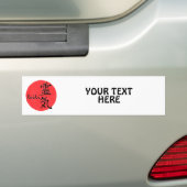 Reiki-kalligrafie en Word 1 Bumpersticker (Op auto)