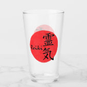 Reiki-kalligrafie en Word 1 Glas (Voorkant)