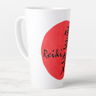 Reiki-kalligrafie en Word 1 Latte Mok