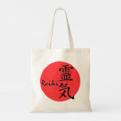 Reiki-kalligrafie en Word 1 Tote Bag (Achterkant)