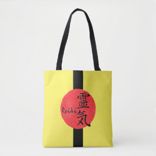 Reiki-kalligrafie en Word 1 Tote Bag
