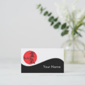 Reiki-kalligrafie en Word 1 Visitekaartje (Staand voorkant)