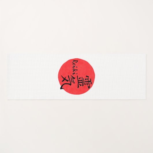 Reiki-kalligrafie en Word 1 Yogamat (Voorkant (horizontaal))