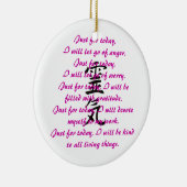 Reiki Kanji en Preepts Keramisch Ornament (Rechts)