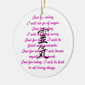 Reiki Kanji en Preepts Keramisch Ornament (Links)