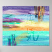 Reiki Kanji - Tranquil Energy Poster (Voorkant)